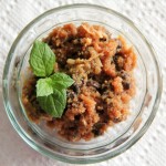 Maple Coconut Amaranth Pudding with Matcha Tea